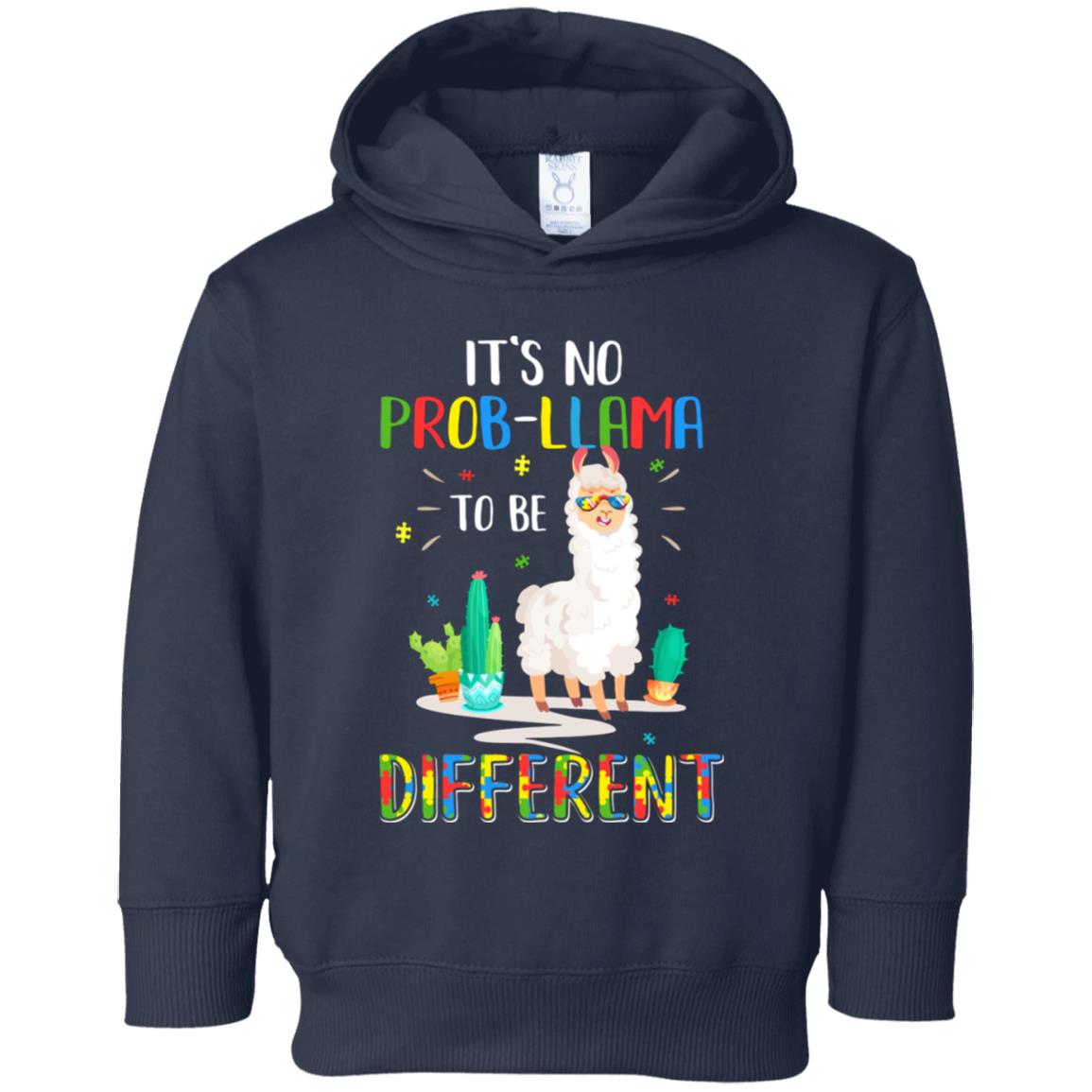 No Prob Llama To Be Different Llama Autism Awareness Gift Youth Youth Shirt | Teecentury.com
