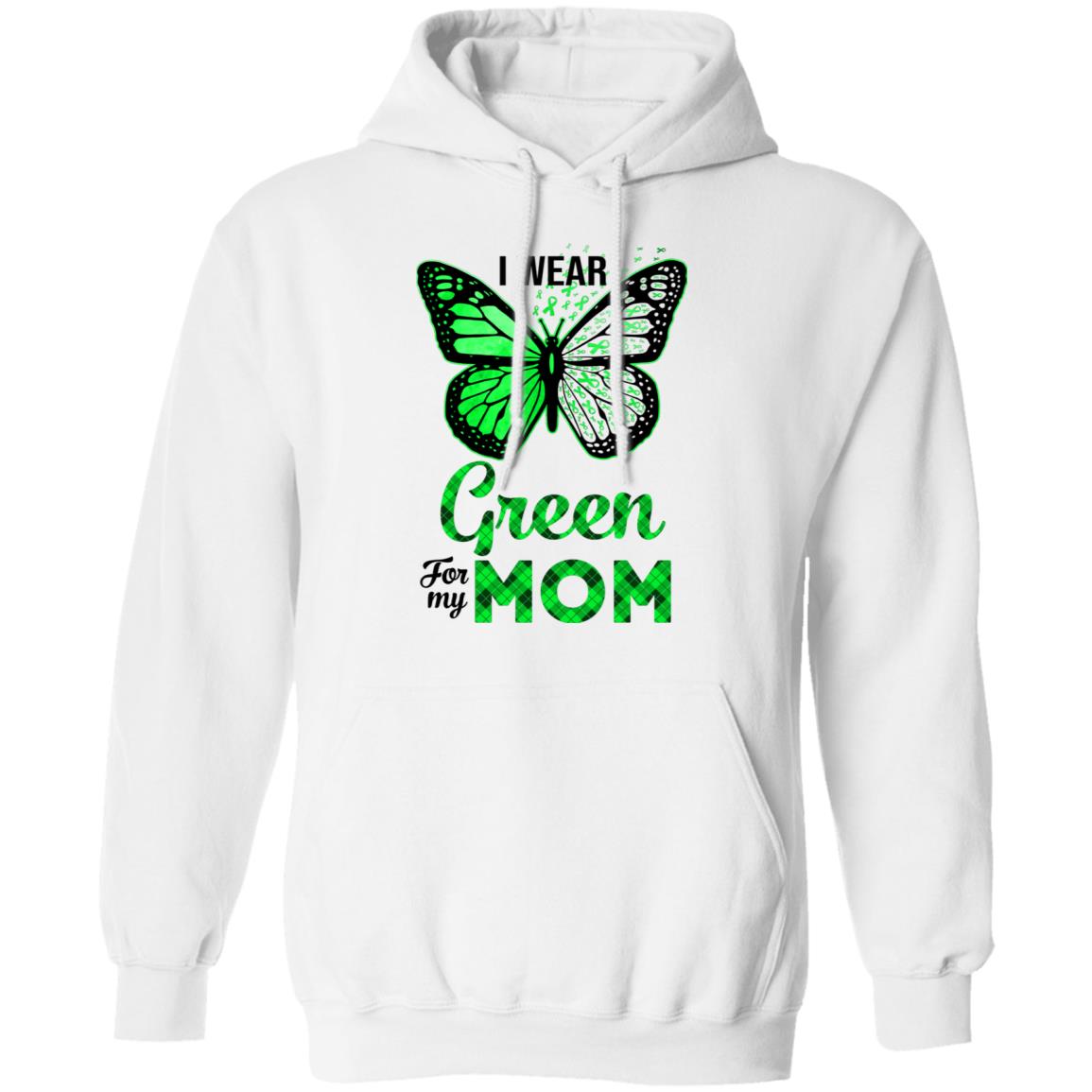 I Wear Green For My Mom Butterfly Kidney Disease Awareness T-Shirt & Hoodie | Teecentury.com