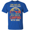 Dads Like Drinking Great Dads Go Camping With Sons T-Shirt & Hoodie | Teecentury.com