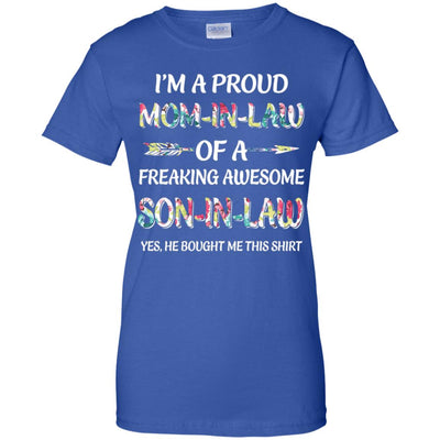 Proud Mom-In-Law Mother's Day Gift From A Son-In-Law T-Shirt & Hoodie | Teecentury.com