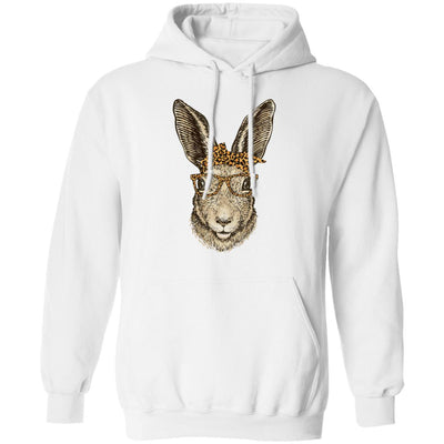 Easter Bunny Rabbit Glasses Leopard Print Bow T-Shirt & Tank Top | Teecentury.com