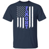 Stomach Cancer Awareness American Flag Distressed T-Shirt & Hoodie | Teecentury.com