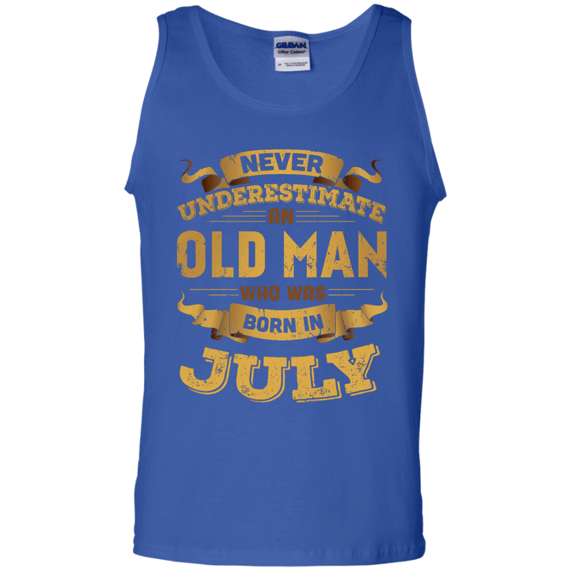 Never Underestimate An Old Man Who Was Born In July T-Shirt & Hoodie | Teecentury.com