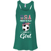 Usa Proud To Play Like A Girl Soccer Football T-Shirt & Tank Top | Teecentury.com