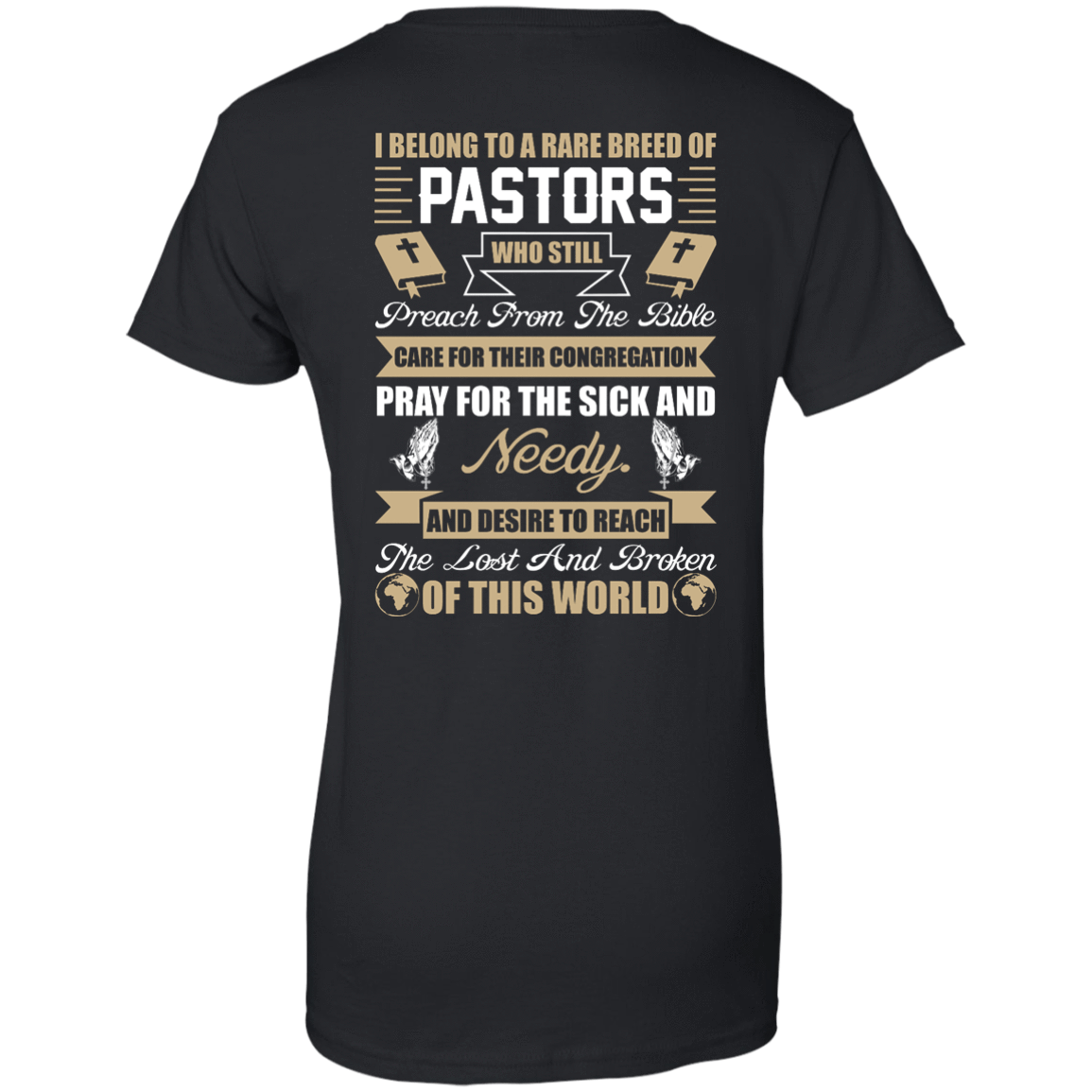 I Belong To A Rare Breed Of Pastors T-Shirt & Hoodie | Teecentury.com