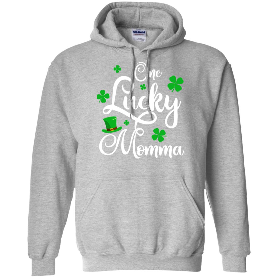One Lucky Momma St Patricks Day For Mom T-Shirt & Hoodie | Teecentury.com