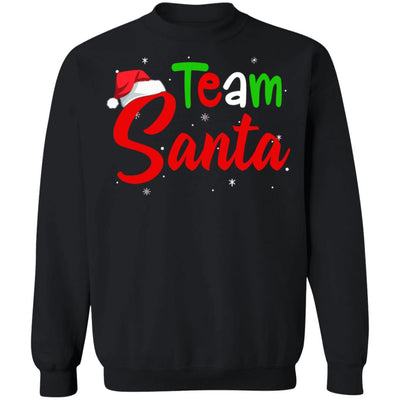 Team Santa Christmas Matching Family Christmas Pajama T-Shirt & Sweatshirt | Teecentury.com