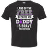 Military Child Month Purple Up Free Brave Dad Pride Youth Youth Shirt | Teecentury.com