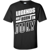 Legends are born in JULY T-Shirt & Hoodie | Teecentury.com