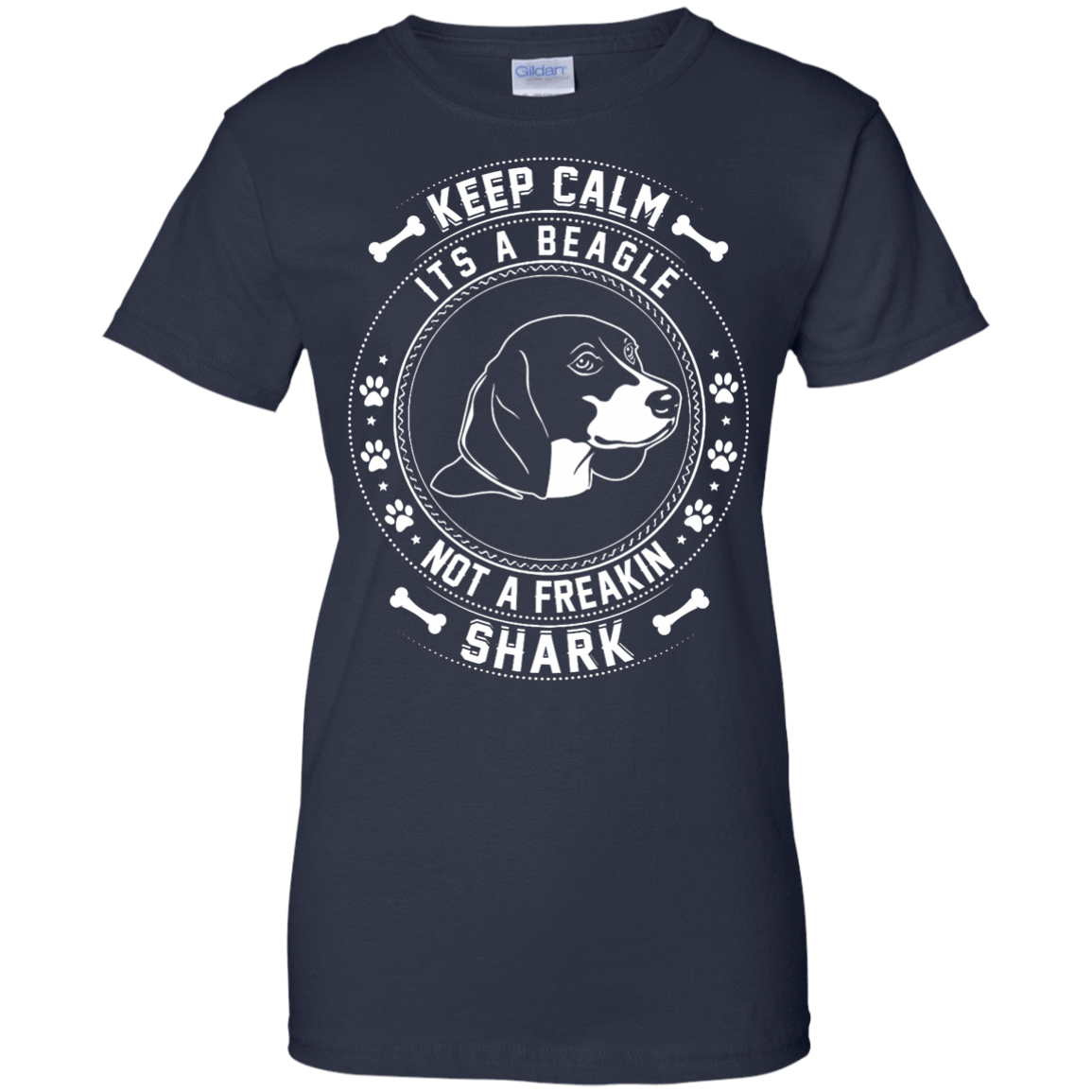 Keep Calm It's A Beagle Not A Freaking Shark T-Shirt & Hoodie | Teecentury.com