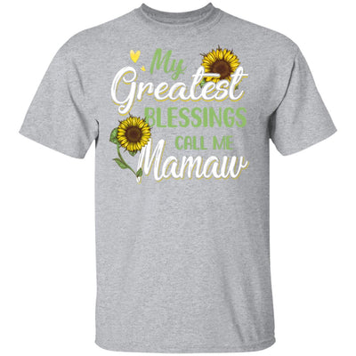 My Greatest Blessings Call Me Mamaw Sunflower Gifts T-Shirt & Hoodie | Teecentury.com