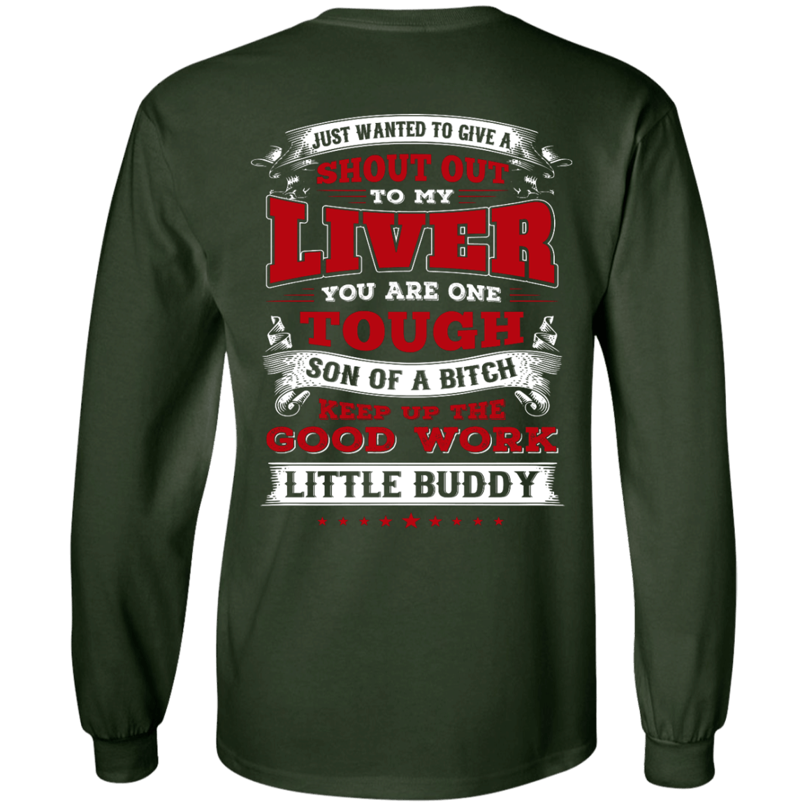 Just Wanted To Give A Shout Out To My Liver T-Shirt & Hoodie | Teecentury.com