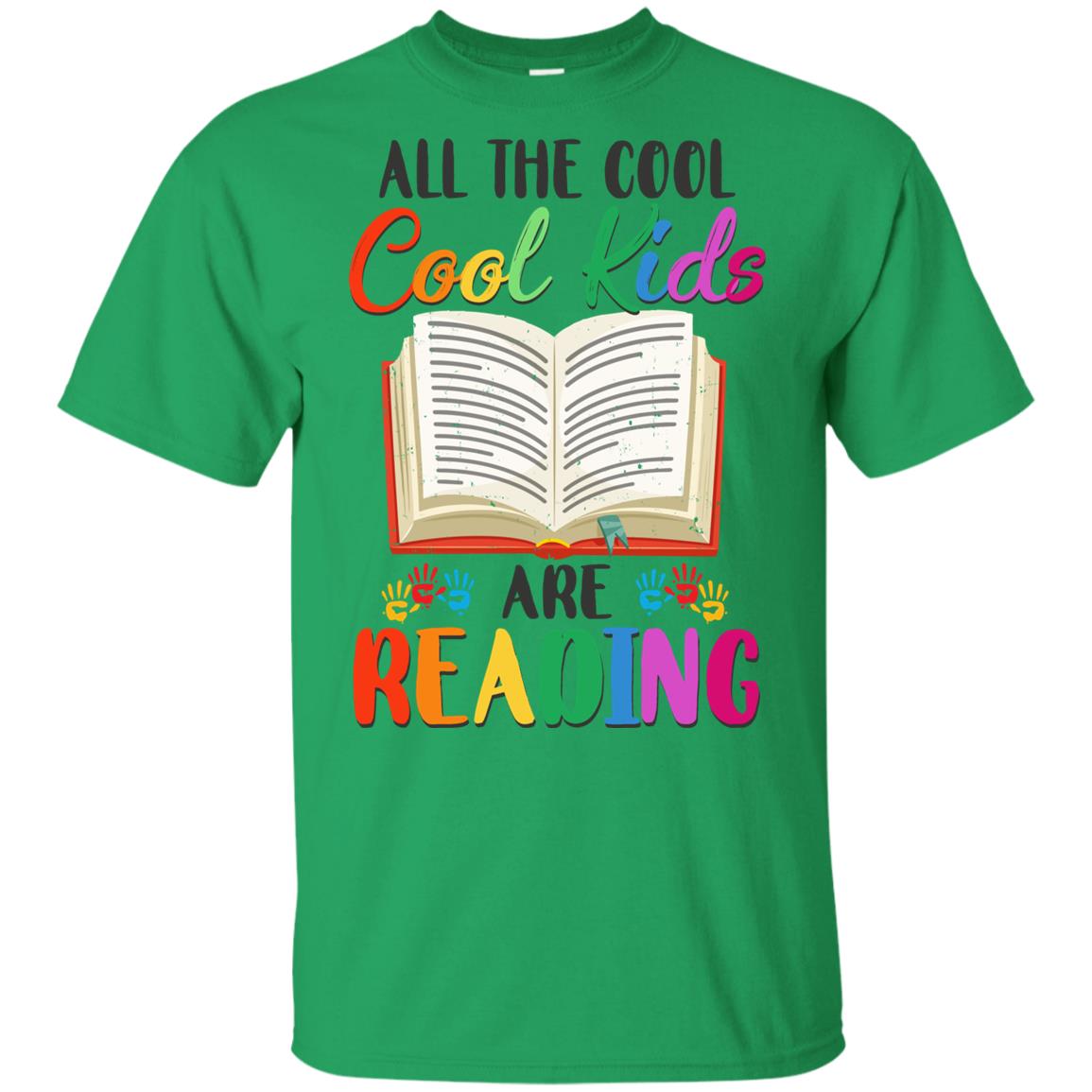 All The Cool Kids Are Reading Book Lover Gifts Youth Youth Shirt | Teecentury.com