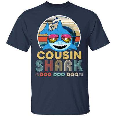 Retro Vintage Cousin Shark Doo Doo Doo T-Shirt & Hoodie | Teecentury.com
