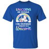 Unicorns Are Awesome I Am Awesome Therefore I Am A Unicorn Youth Youth Shirt | Teecentury.com