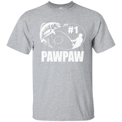 #1 PawPaw Fishing Fisherman Best Fathers Day Gift T-Shirt & Hoodie | Teecentury.com