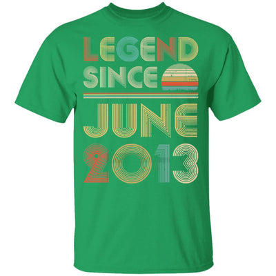 Legend Since June 2013 Vintage 9th Birthday Gifts Youth Youth Shirt | Teecentury.com