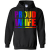 Proud Wife Lesbian Pride Month LGBT T-Shirt & Hoodie | Teecentury.com