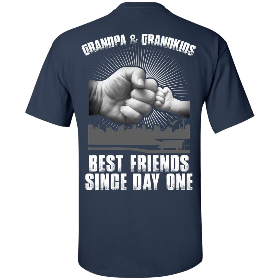Grandpa And Grandkids Best Friends Single Day One T-Shirt & Hoodie | Teecentury.com