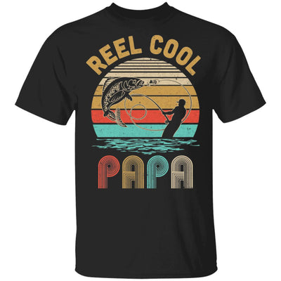 Vintage Reel Cool Papa Fish Fishing Father's Day Gift T-Shirt & Hoodie | Teecentury.com