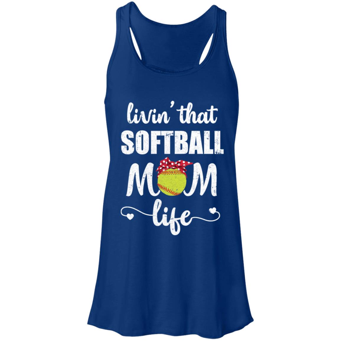 Living That Softball Mom Life Mothers Day Gifts T-Shirt & Tank Top | Teecentury.com