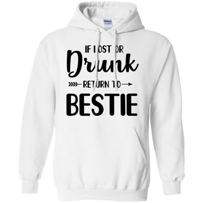 If Lost Or Drunk Please Return To My Bestie Couple T-Shirt & Tank Top | Teecentury.com
