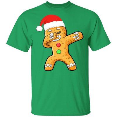 Dabbing Gingerbread Santa Christmas Kids Boys Xmas Cookie T-Shirt & Sweatshirt | Teecentury.com