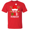 I'm The Dad Reindeer Matching Family Christmas T-Shirt & Sweatshirt | Teecentury.com