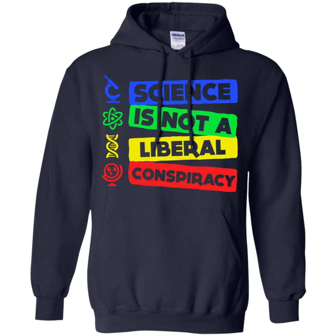Science Is Not A Liberal Conspiracy T-Shirt & Hoodie | Teecentury.com