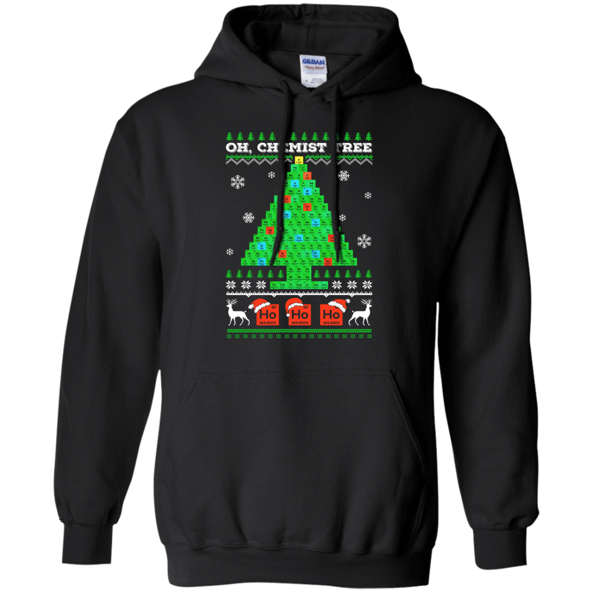 Oh Chemistry Tree Science Christmas Ugly Sweater T-Shirt & Hoodie | Teecentury.com