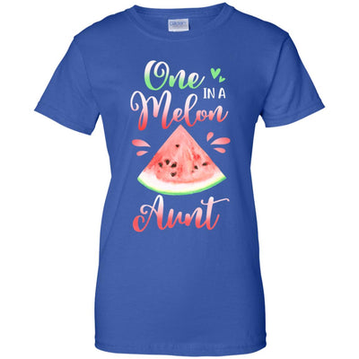 One In A Melon Aunt Watermelon Funny Birthday Gifts T-Shirt & Hoodie | Teecentury.com