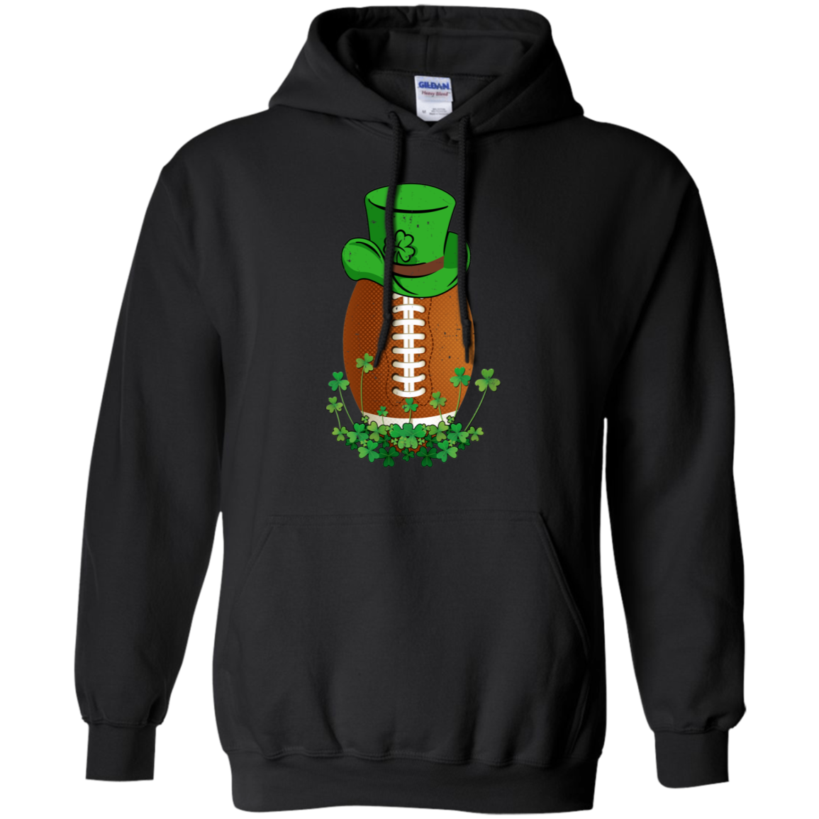 Shamrock Football Leprechaun St Patricks Day T-Shirt & Hoodie | Teecentury.com