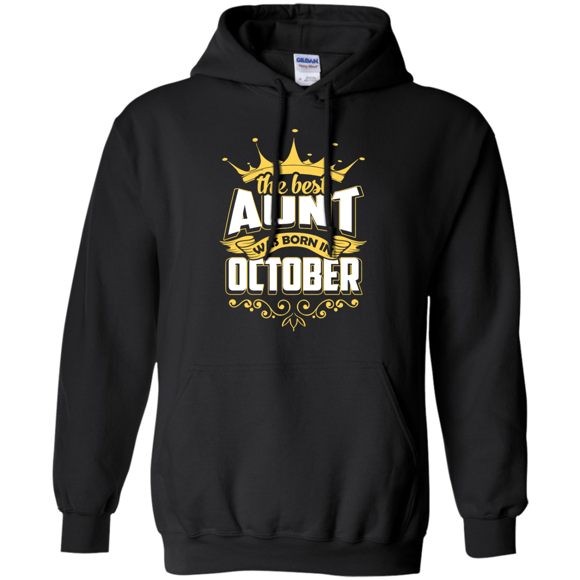 The Best Aunt Was Born In October T-Shirt & Hoodie | Teecentury.com