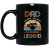Dad The Man The Myth The Drumming Legend Mug Coffee Mug | Teecentury.com