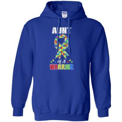 Aunt Of A Warrior Support Autism Awareness Gift T-Shirt & Hoodie | Teecentury.com