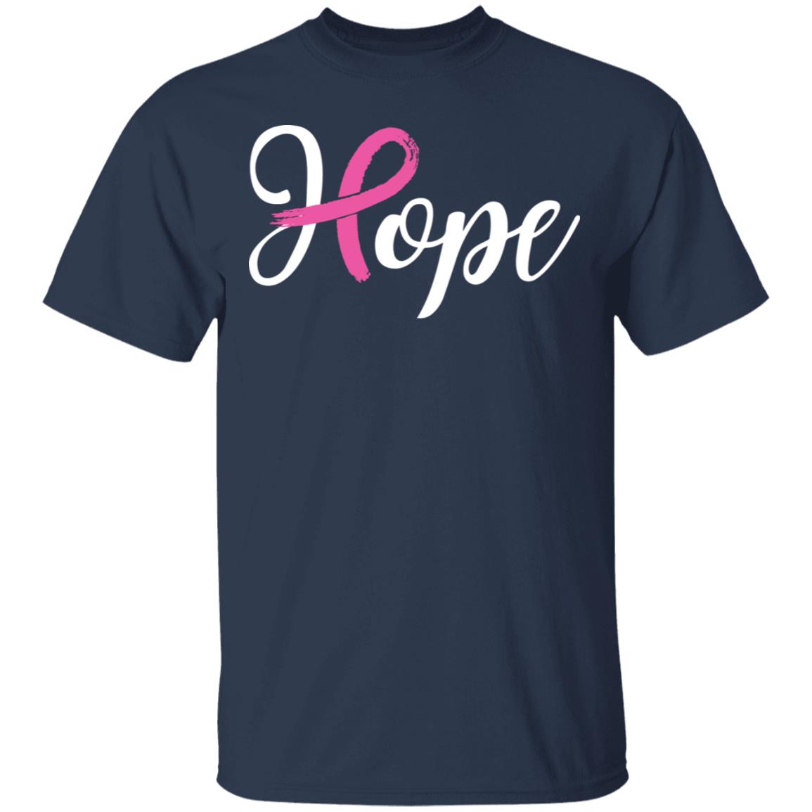 Breast Cancer Awareness Pink Ribbon Hope T-Shirt & Hoodie | Teecentury.com