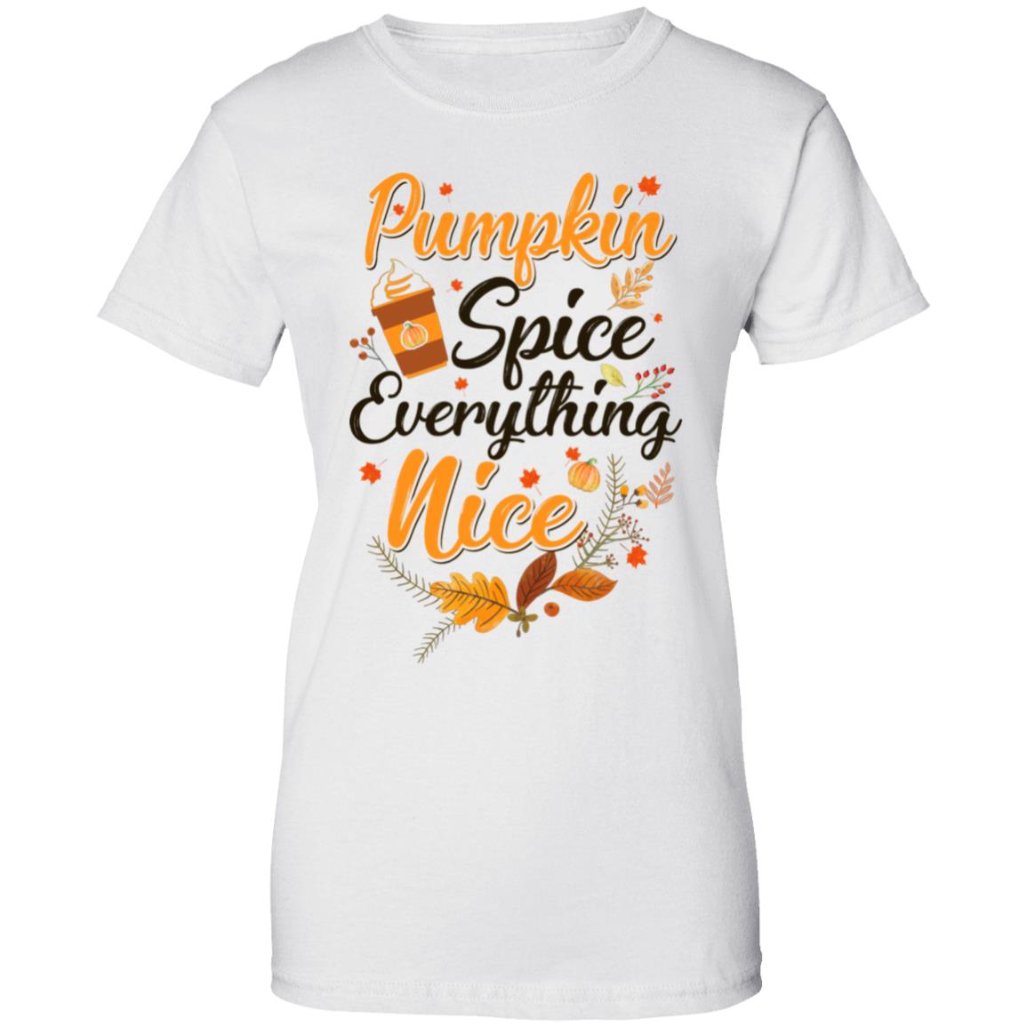 Pumpkin Spice And Everything Nice Fall Autumn T-Shirt & Tank Top | Teecentury.com