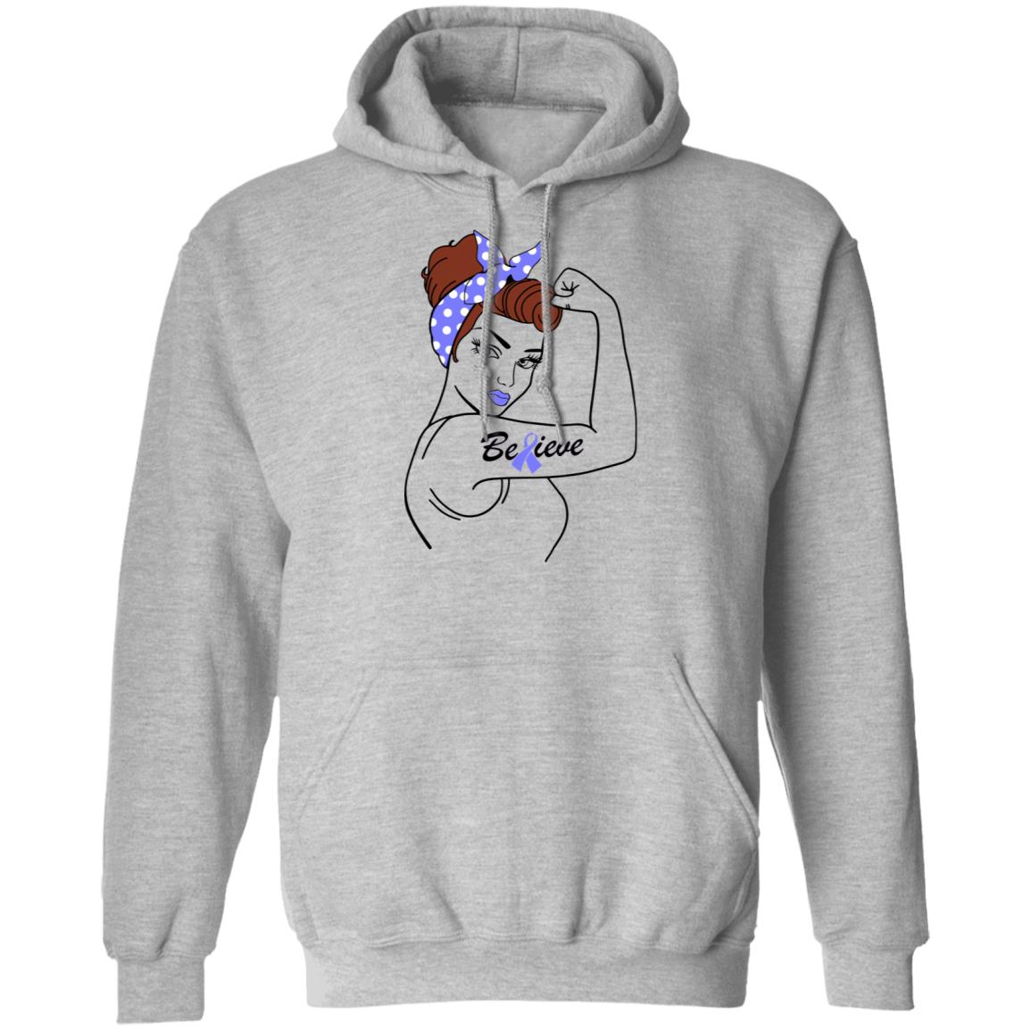 Support Stomach Cancer Awareness Warrior Believe T-Shirt & Hoodie | Teecentury.com