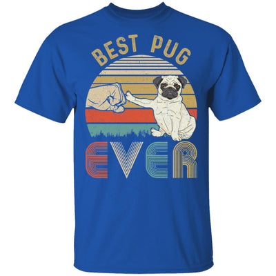 Vintage Best Pug Dad Ever Bump Fit Funny Dad Gifts T-Shirt & Hoodie | Teecentury.com