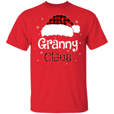 Santa Granny Claus Red Plaid Family Pajamas Christmas Gift T-Shirt & Sweatshirt | Teecentury.com