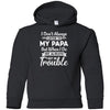 I Don't Always Listen To My Papa Funny Grandkids Gifts Youth Youth Shirt | Teecentury.com