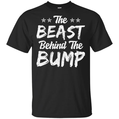 The Beast Behind The Bump Announcement Dad Fathers Day T-Shirt & Hoodie | Teecentury.com