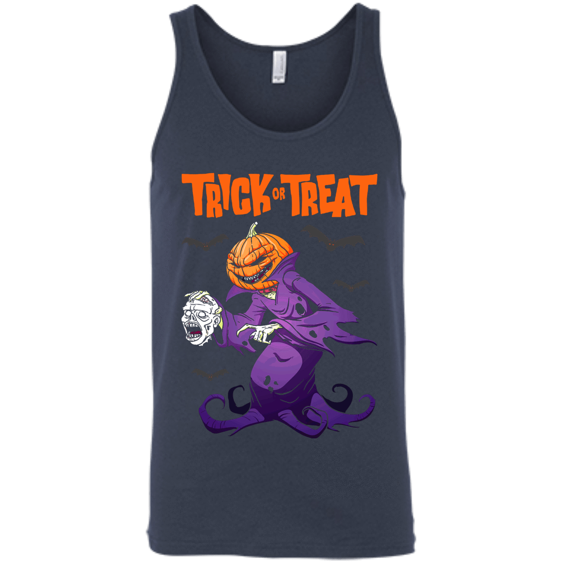 Trick Or Treat Pumpkin Zombie Halloween T-Shirt & Hoodie | Teecentury.com