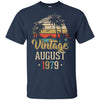 Retro Classic Vintage August 1979 43th Birthday Gift T-Shirt & Hoodie | Teecentury.com