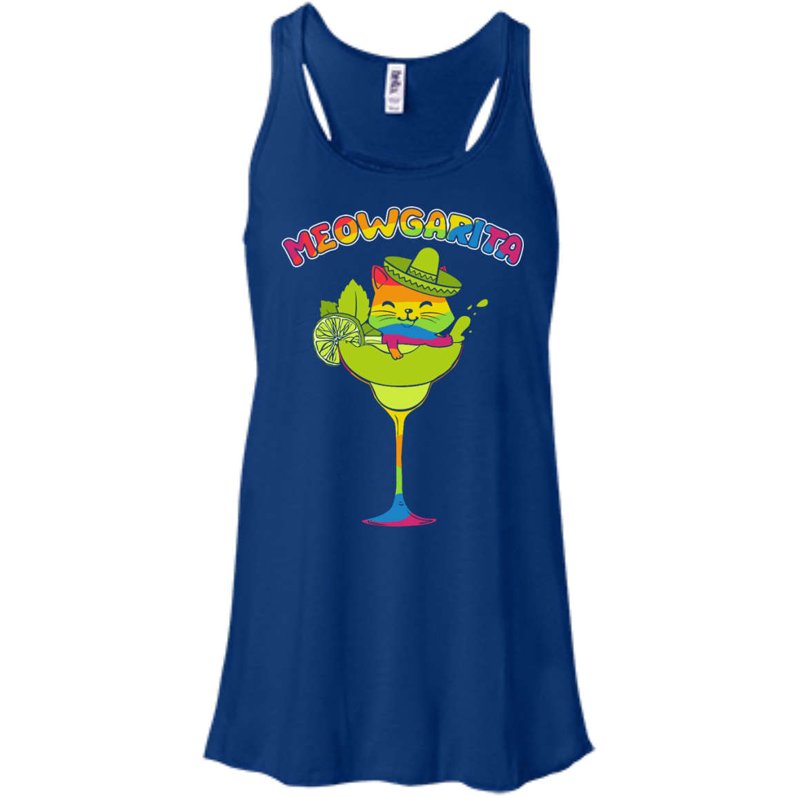 Rainbow Meowgarita Margarita Cat Lover T-Shirt & Hoodie | Teecentury.com