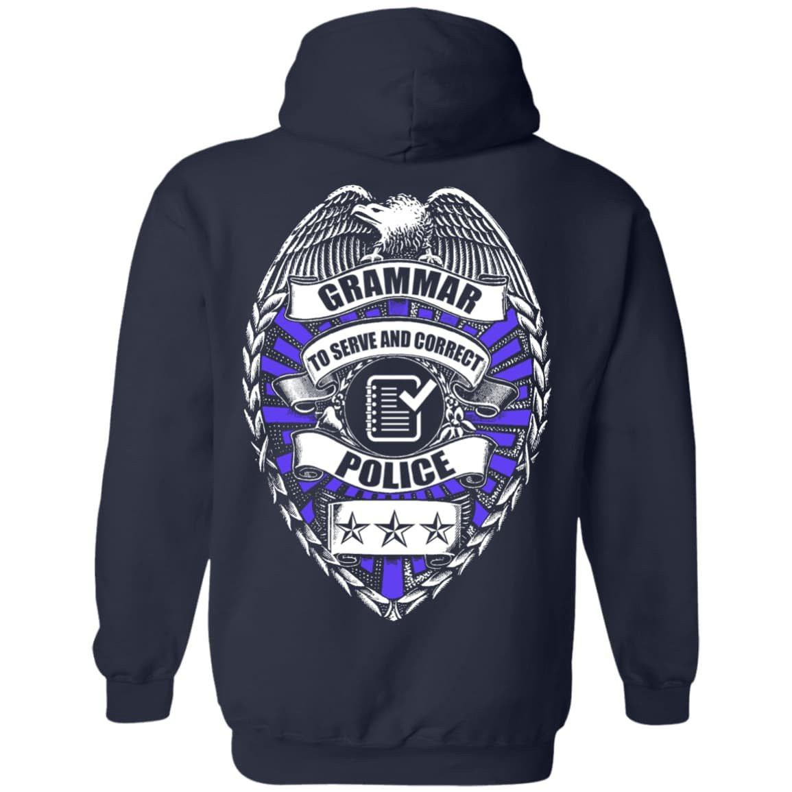 Grammar To Serve And Correct Police T-Shirt & Hoodie | Teecentury.com