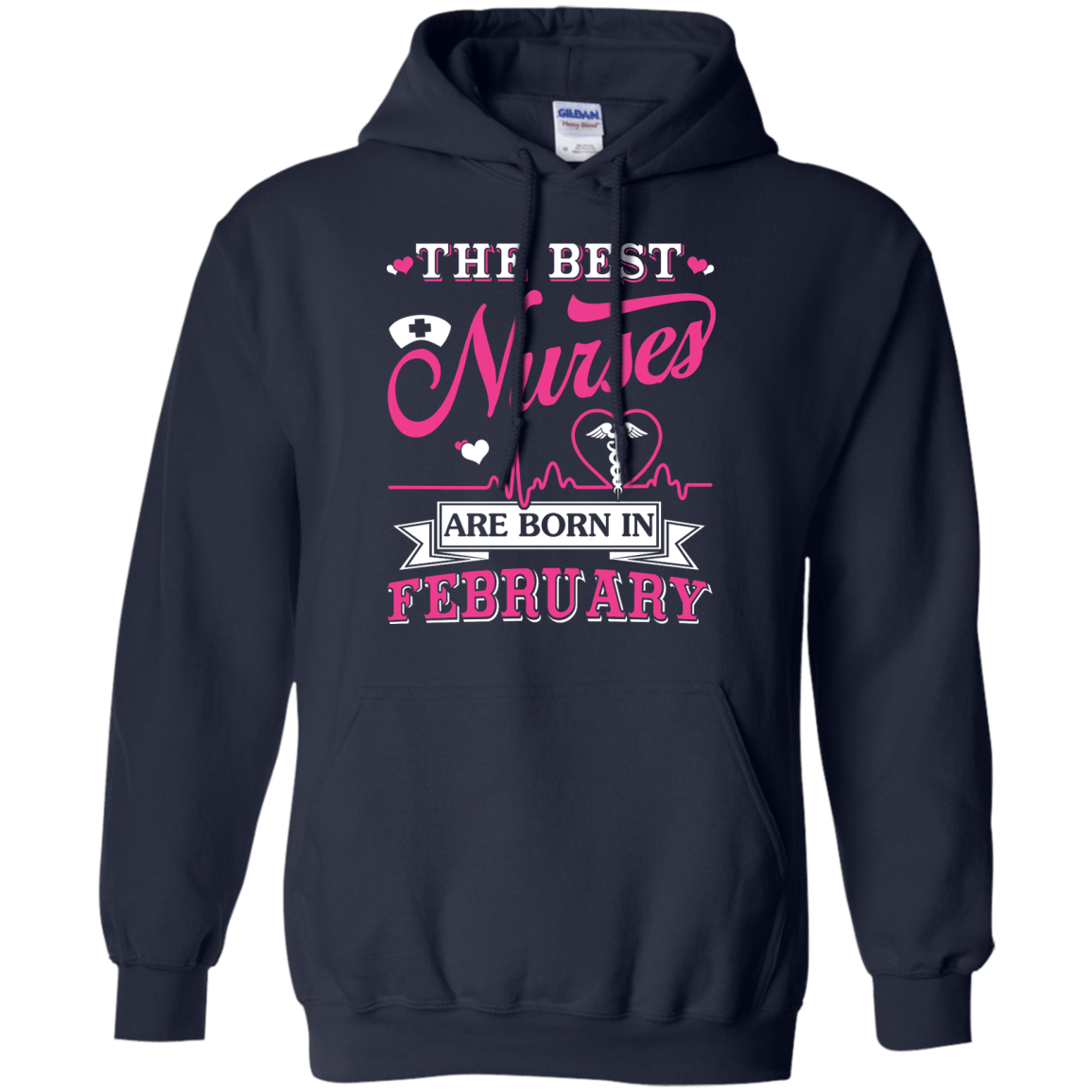 The Best Nurses Are Born In February T-Shirt & Hoodie | Teecentury.com