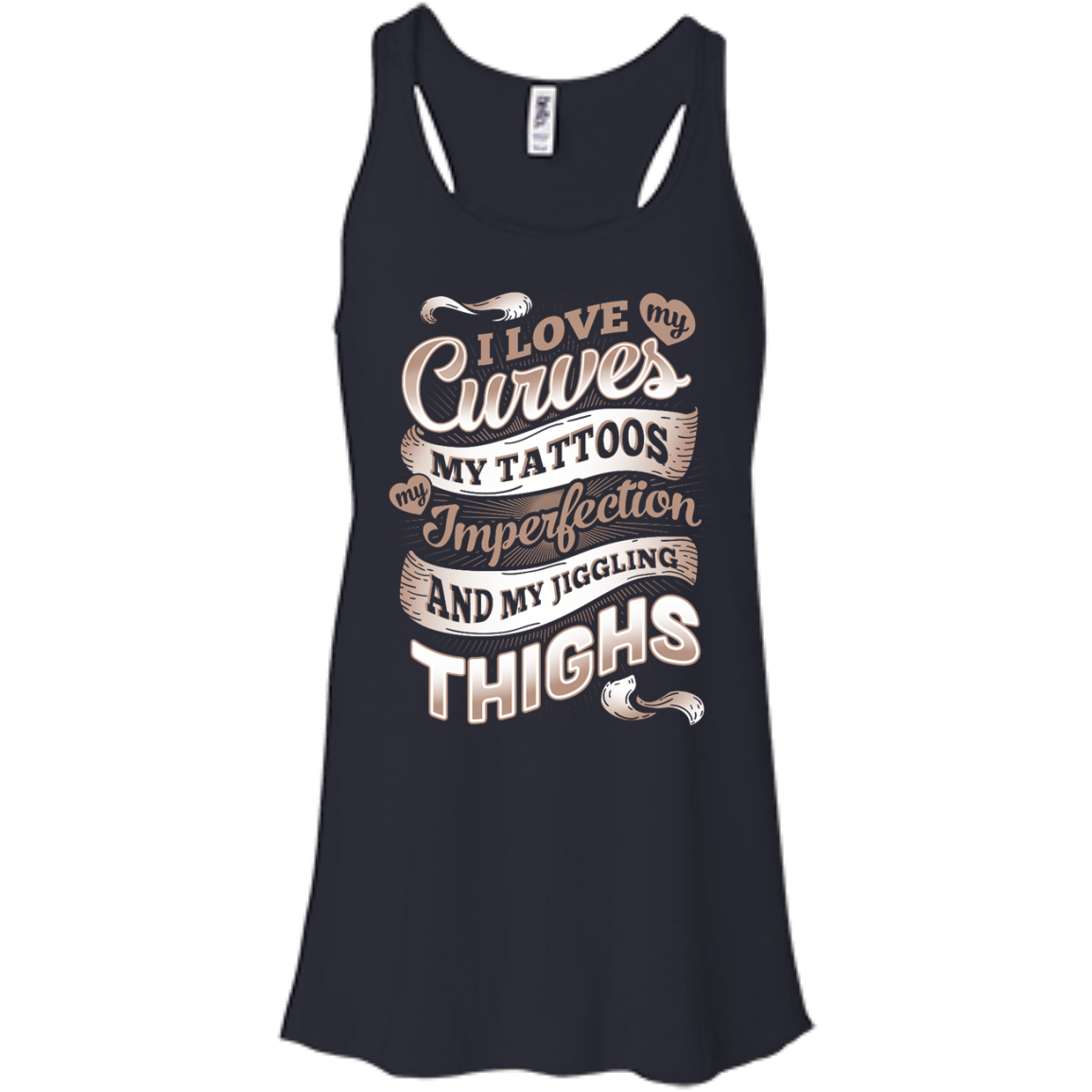 I Love My Curves My Tattoos My Imperfections T-Shirt & Hoodie | Teecentury.com