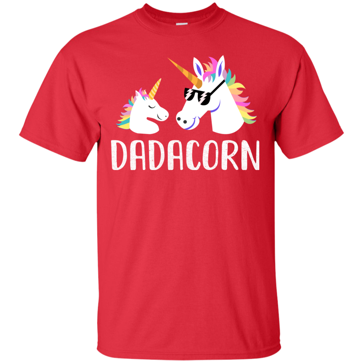 Dadacorn Unicorn Dad And Baby Fathers Day Gifts T-Shirt & Hoodie | Teecentury.com