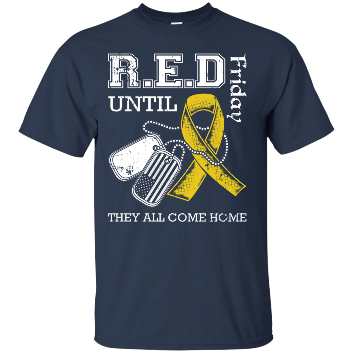 Red Friday Until They All Come Home T-Shirt & Hoodie | Teecentury.com